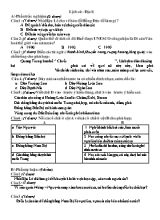 Đề ôn tập các môn học kỳ II Lớp 4